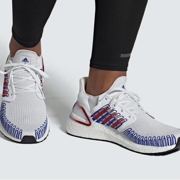 ADIDAS Ultraboost 20 Scarlet/Royal Blue Men's Sneaker